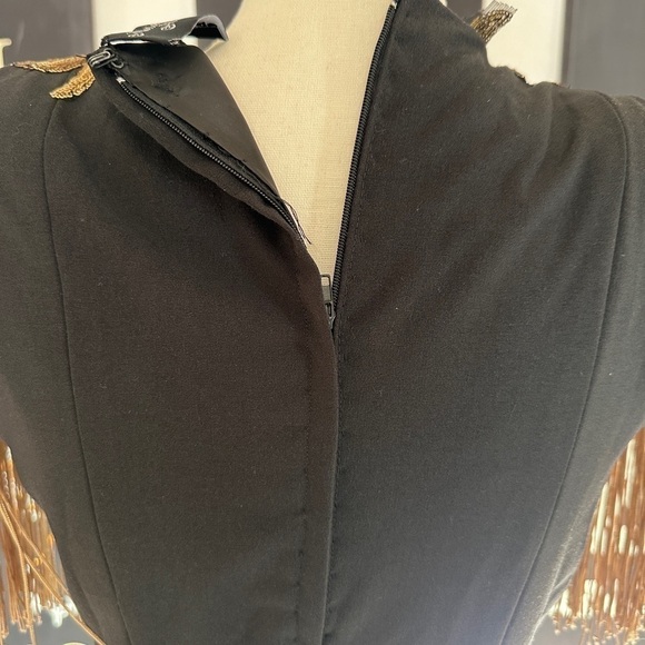 NWOT Evening Gown in Black & Gold - Picture 8 of 12